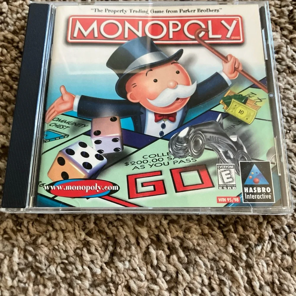 Hasbro Monopoly Game PC Game for Windows 95/98